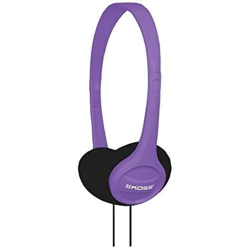 Koss KPH7V Auriculares supraaurales portátiles con diadema ajustable - Violeta