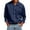 Q7-Navy, variant on Men's Denim Shirt Long Sleeve Button Down Shirts Stretch Collared Dress Pocket Solid Color Casual Work Slim Fit Lightweight Tops