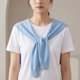 thumbnail image 1 of Chales de para mujer, elegantes, de regalo, informales, para el cuello, cómodos . Azul, 1 of 8