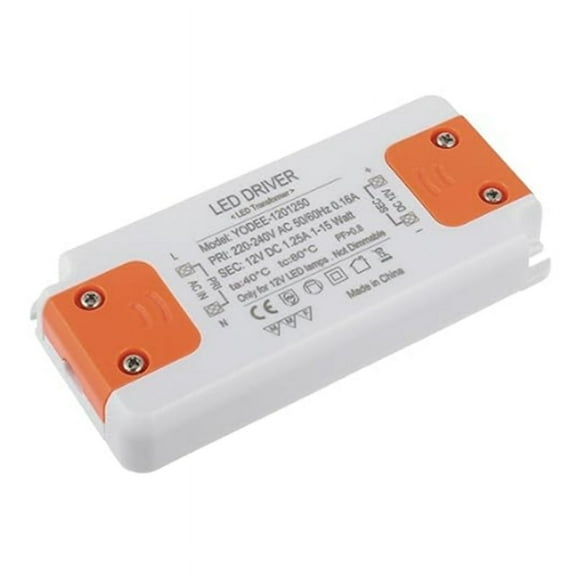 12V 15W LED Transformer Low Voltage No Noise Driver Power Supply for G4 MR16 MR11 GU4 GU5.3 Lamp