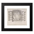 thumbnail image 2 of Luigi Vanvitelli 16x15 Black Modern Framed Museum Art Print Titled - Transverse Section of the Small Theater at the Palace of Caserta, with a View of a Stage Design (1700-1773), 2 of 5