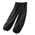 thumbnail image 6 of Mifsaly Boys Quick Dry Parachute Pants Kids Wide Leg Baggy Track Pant Lightweight Quick Dry Casual Outdoor Athletic Sportswear with Pockets, 6 of 7