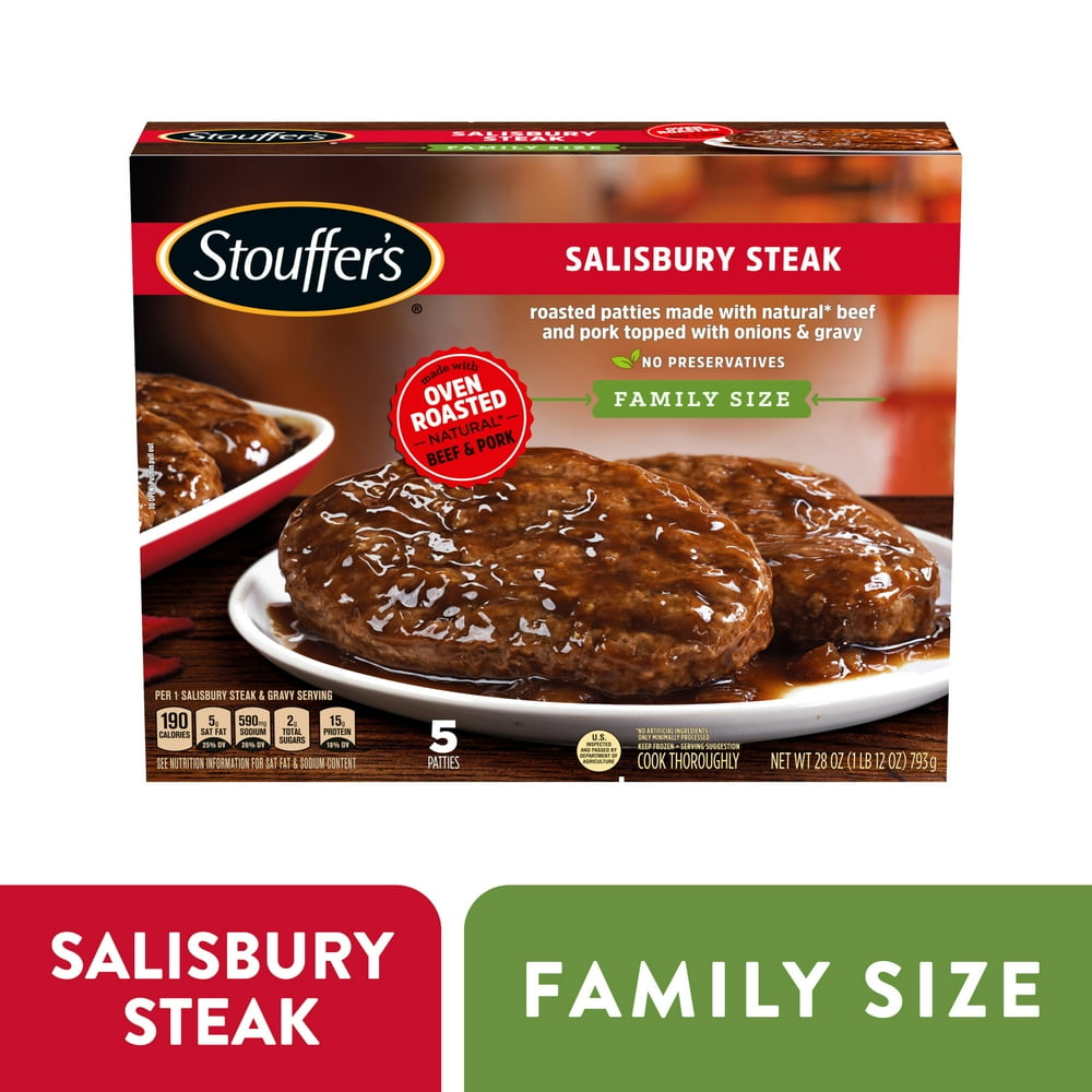 Stouffer's Family Size Salisbury Steak Frozen Meal 28 oz.