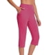 thumbnail image 1 of TaTaai Women Stretch Yoga Pants Capri Length High Waisted Buttery Soft Workout Tights Non-See-Through Athletic Leggings for Gym Lounge Work Gift, 1 of 7