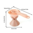 thumbnail image 3 of Fesfesfes 5-in-1 Kitchen Funnel System Plastic Funnel Multi-function Funnel Set Household Kitchen Oil Leak Wine Leak Filter Sub-packaging Tool, 3 of 4
