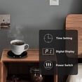 thumbnail image 4 of Coffee Mug Warmer, Smart Cup Warmer for Desk Beverage Warmer with 2 Temperature Setting Auto Shut Off Electric Tea Warmer & Candle Warmer Plate for Home Office Use, 4 of 9