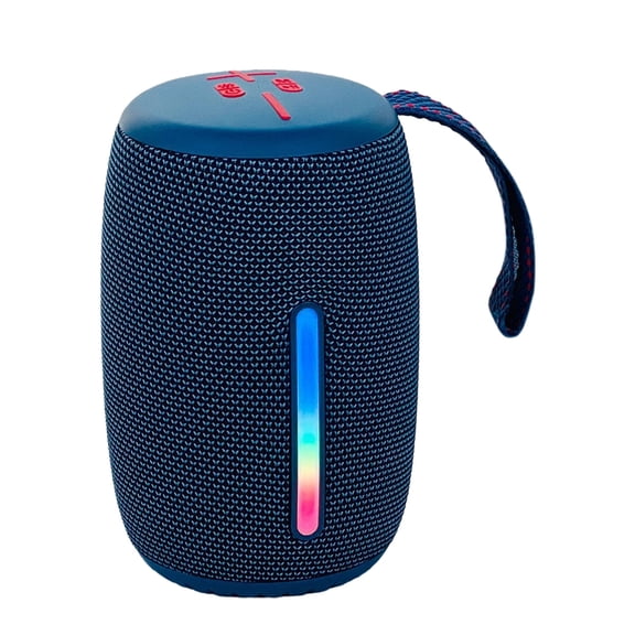 CASAFUN Portable Bluetooth Speaker with LED Light - 1200mAh Battery, 360° HiFi Sound, Bluetooth 5.1, Waterproof, Long Standby Life for Outdoor Camping, Hiking & Picnics
