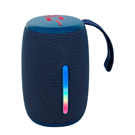 CASAFUN Portable Bluetooth Speaker with LED Light - 1200mAh Battery 360° HiFi Sound Bluetooth 5.1 Waterproof Long Standby Life for Outdoor Camping Hiking & Picnics