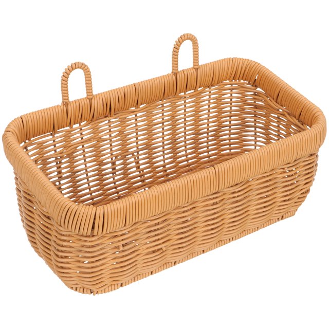MasteelfCA Onion Basket Handwoven Basket Hanging Wall Onion Container Home Storage Basket
