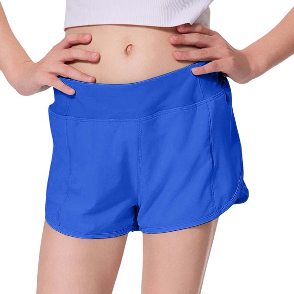 Girls Athletic Yoga Shorts Athletic Shorts for Sport Running Yoga Gym Workout Summer Casual Shorts 5-14 Years