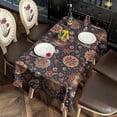 thumbnail image 2 of Pioneer Flower Floral Print Pattern Rectangle Tablecloth 60"x120", Waterproof Polyester Table Cloth, Wipeable Spillproof for Dining Camping Indoor Outdoor, 2 of 6