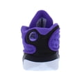 thumbnail image 3 of Nike Jordan 13 Retro Leather Infant/Toddler Shoes Size 7, Color: Purple Venom/Black/White, 3 of 4