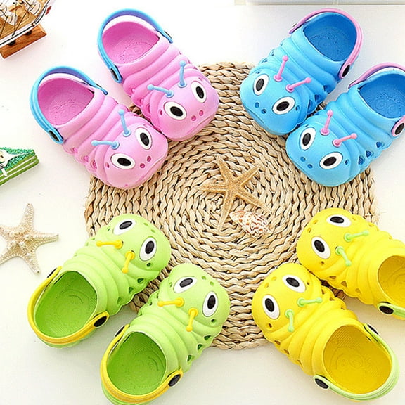 TEHAUX Boys and Girls Blue EVA Sandals for Kids Lightweight Comfortable Design Perfect for Daily Wear Size 24