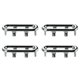 thumbnail image 1 of 4Pcs Bathroom Wash Basin Overflow Rings Pedestal Basin Plastic Decorative Rings, 1 of 5