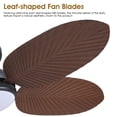 thumbnail image 2 of Ventilador de techo Kviflon Tropical con luces de 114 cm y mando a distancia, 2 of 9
