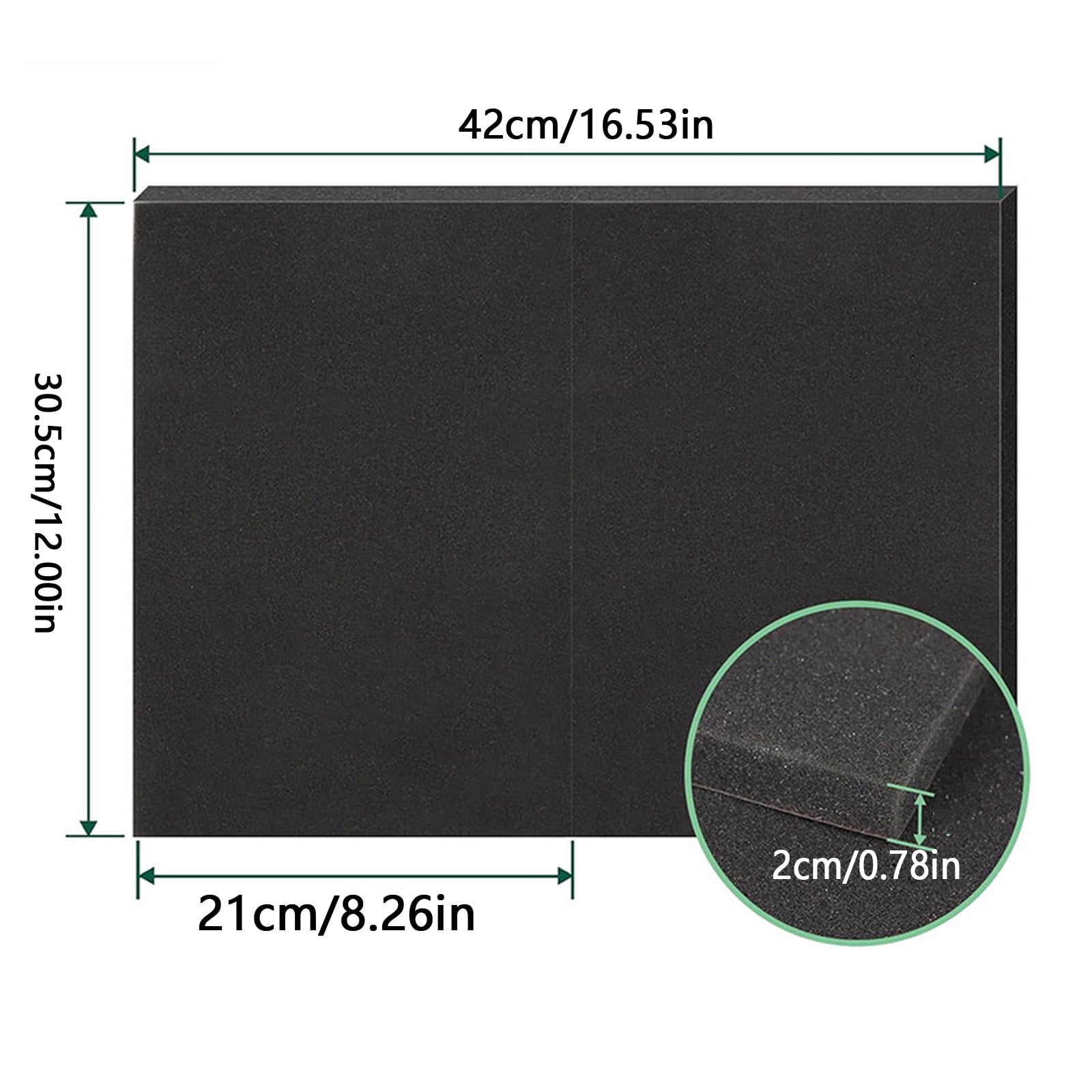 Window Air Conditioner Drip Pads, 2 Pack - Removable Waterproof AC Drip Mats, Prevents Water Dripping, Blocks Rainwater, Fits Most Window AC Units - For Home, Apartment, Office, Dorm Window AC Instal