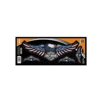 Harley-Davidson Flag Eagle Self-Adhesive Decals, 4 pieces