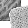 thumbnail image 2 of Simply Daisy 24" x 17" Plush Microfiber Grey Shibori Stripe Bath Mat, 2 of 3