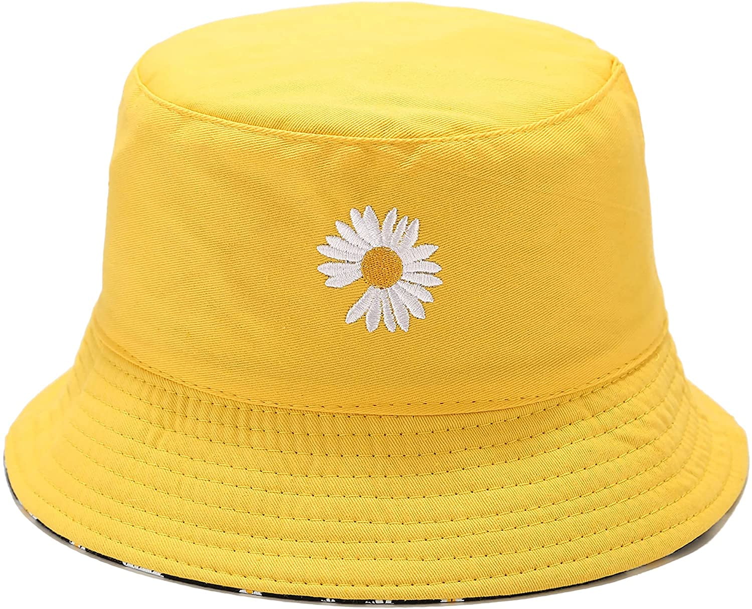 TV Flower Reversible Bucket Hat Summer 