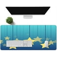 thumbnail image 4 of Gaming Mouse Pad 31.5x11.8x0.12 Inches Cartoon Fantasy Starry Sky Star Pattern Print Mouse Pad for Home Office Gaming Workbench BDLSMN19, 4 of 6