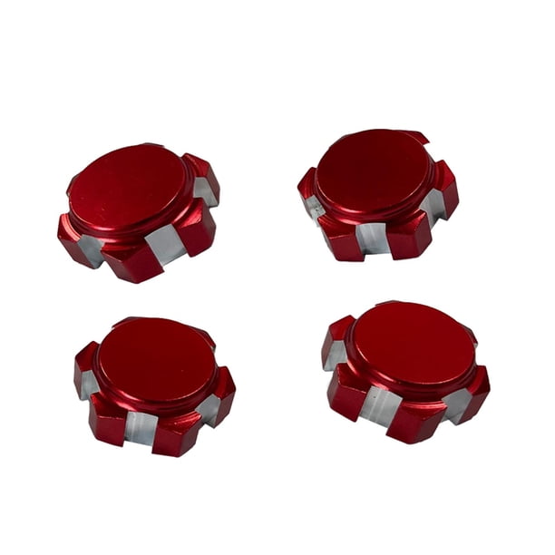 Tuerca de Rueda Hexagonal Baoblaze 4 Piezas 17mm para Karton Outcast 8 Accesorio de Repuesto Rojo