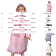 thumbnail image 3 of UACY Kids Raincoat for Boys Girls, Waterproof Rain Jacket with Hood for School & Outdoor Play (Beige, 4-6 Years), 3 of 5