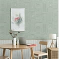 thumbnail image 2 of NextWall Aloe Green Rectangle Geo Peel and Stick Wallpaper - 20.9 in. W x 18 ft. L Roll, 2 of 7