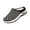 Black, variant on Women's Orthopedic Backless Walking Mules, Grid Knit Mesh Slip On Clogs, Wide Width Lightweight Daily Outdoor Walking Sneakers Gray