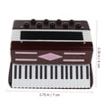 thumbnail image 3 of STRANDCHIC Tiny Accordion Decoration Red Wood Ornament for Collectors 1Pack, 3 of 8