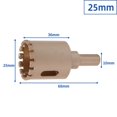 thumbnail image 1 of MYG 5-50mm Hex Handle Vacuum Brazed Dry Drill Bits Cutter Drilling Core Bit Tile, 1 of 10