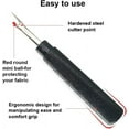 thumbnail image 4 of 2PCS Seam Rippers, Sharp Sewing Seam Thread Remover Stitch Unpicker with Ergonomic Handles for Needle Work Patterns and Sewing Clothes, 4 of 6