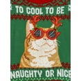 thumbnail image 3 of Jollidays Boys' Too Cool Cat Long Sleeve Crewneck Ugly Christmas Sweater, Sizes S-XL, 3 of 3