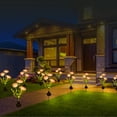 thumbnail image 5 of Qoosea Solar Garden Lights, Solar Flowers Lights with LED Glowing Flowers Stems Outdoor for Garden Decoration Yard Decor, 2 pack, 5 of 9