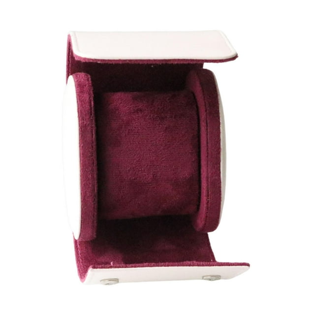 Estuche para relojes de viaje de piel sintética, caja de almacenamiento de relojes de piel sintética a prueba de golpes, caja para para comprar 1 cuadrícula