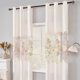 thumbnail image 4 of Openwork Embroidered Curtains Semi Shade Curtains Polyester Curtains Decorative Curtains Through The Rod Models Curtains 1 Pcs Pack, 4 of 6