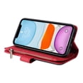 thumbnail image 3 of Compatible avec Étui Portefeuille iPhone 11 avec Fentes pour Cartes, Cuir PU, Fermeture Éclair, Étui Folio à Rabat, 3 of 5