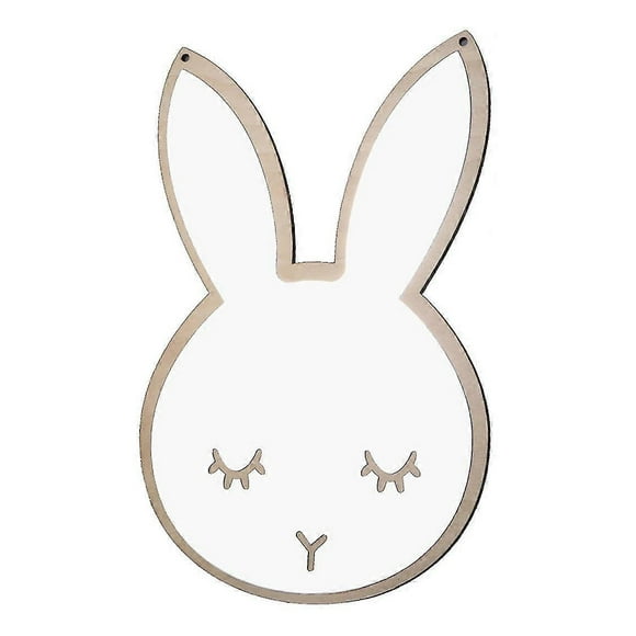 Yaju Kids Bedroom Decor Shatterproof Acrylic Mirror Mural Bunny Wall Mirror Art Deco (1pcs)