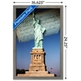 thumbnail image 3 of Landmarks - The Statue Of Liberty Wall Poster, 14.725" x 22.375", Framed, 3 of 6