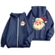 thumbnail image 4 of WILLBEST Sudadera de Mujer con Estampado Navideño, Cremallera, Manga Larga, Bolsillo, Cordón Ajustable y Capucha Informal XXX-Grande, 4 of 8