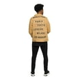 thumbnail image 6 of Victorious Men's Colored City Patch World Tour Denim Jean Jacket DK192 - Wheat - 3X-Large, 6 of 7