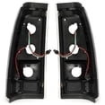 thumbnail image 6 of Suitable for LED Tail Lights Compatible with 1999-2006 Chevy Silverado 1999-2002 GMC Sierra 1500 2500 3500 LED Tube Bar Taillight Lamp (Clear Lens+Black Housing), 6 of 9