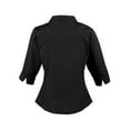 thumbnail image 2 of Premier Womens Poplin 3/4 Sleeve Shirt, 2 of 4