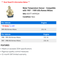 thumbnail image 2 of Water Temperature Sensor - Compatible with 1987 - 1989 Alfa Romeo Milano 1988, 2 of 2