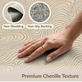thumbnail image 6 of ODIKA 8'x10' Washable Area Rug Abstract Flowing Earthy Ripples Map Wavy Elevation Topographic Dynamic for Living Room, Under Sectional, Family , Durable, Non-Slip, 6 of 7