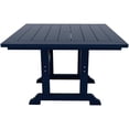 thumbnail image 5 of Palms 5-Piece Modern Adirondack Chairs Square Trestle Table Dining Set, 5 of 9