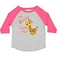 thumbnail image 3 of Inktastic My Nonna Loves Me- Cute Giraffe Boys or Girls Toddler T-Shirt, 3 of 5