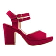 thumbnail image 2 of Sandalia con Tacón Exterior Sintético Color Rojo RBCOLLECTION 90409, 2 of 3