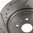 thumbnail image 3 of New Cross-drilled Brake Disc Compatible With Cadillac Chevrolet Camaro ZL1 8 Cyl 6.2L CTS V 8 Cyl 6.2L Camaro SS 8 Cyl 6.2L 2009-2024 By 55163 900746 41251 850153 493117 60047039, 3 of 4