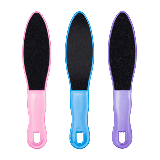 Pedicure Foot File Plastic Handle Double Side Callus Remover Foot Rasp