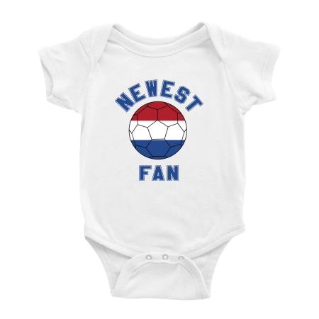 

Newest Netherlands National Soccer Team Fan Boy Girl Bodysuits (White 0-3 Months)